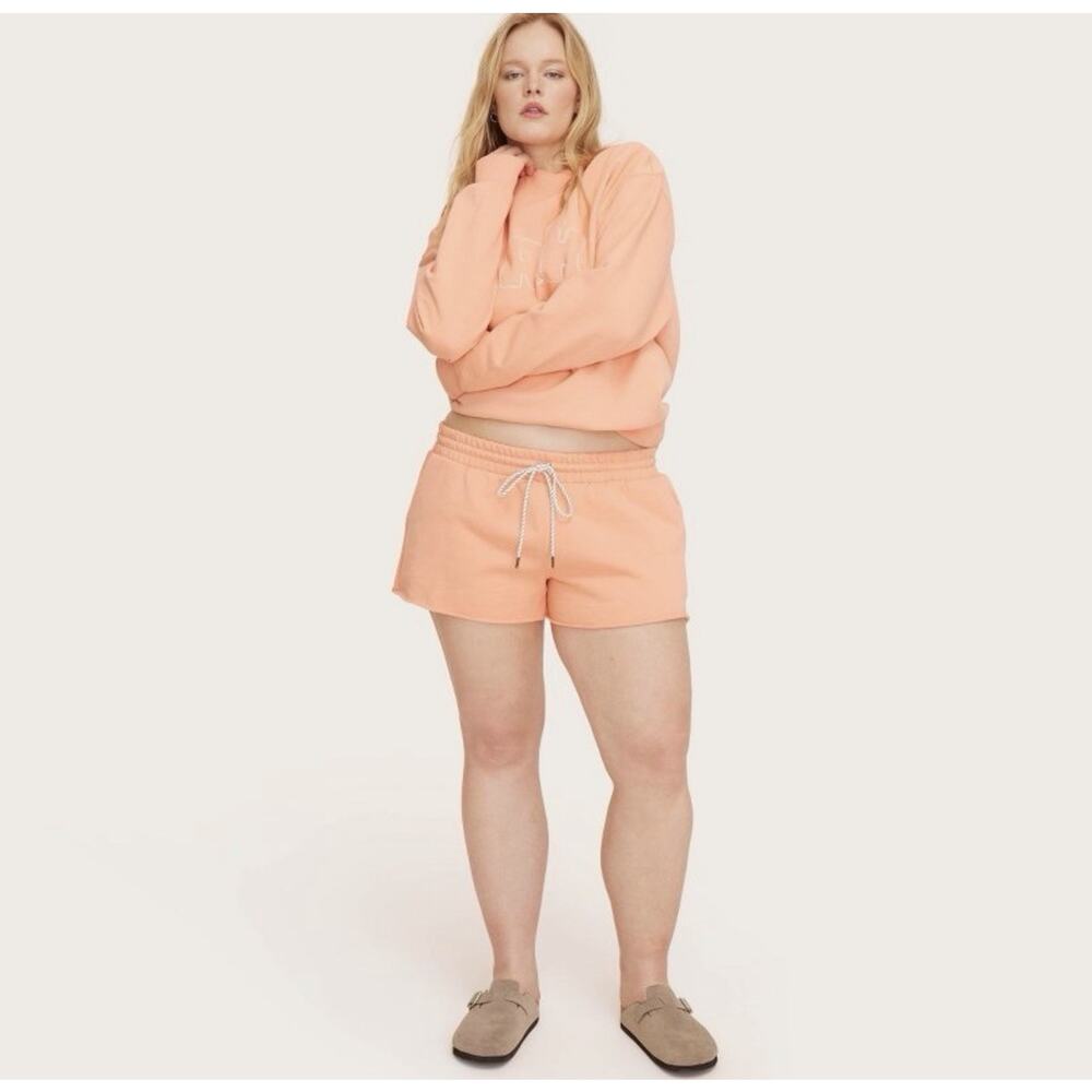 Women's Mid-Rise Pull-On Sweatshorts - Parke x Target Peach Orange Sz S In Hand
